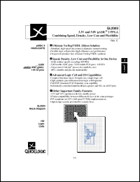 Click here to download QL2003-1PF144I Datasheet
