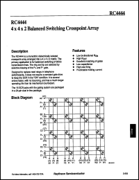 Click here to download RC4444PU Datasheet