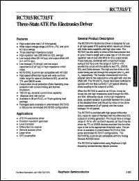 Click here to download RC7315TAEL Datasheet