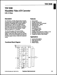 Click here to download TDC1048J6V Datasheet