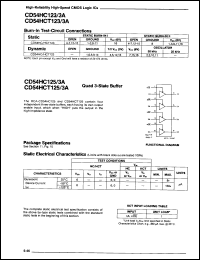 Click here to download CD74HC125M Datasheet