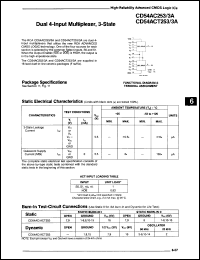 Click here to download CD74ACT253EX98 Datasheet