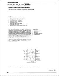 Click here to download CA124E Datasheet