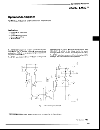 Click here to download CA207GX Datasheet