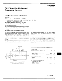 Click here to download CA2111AEX Datasheet