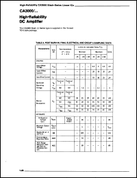 Click here to download CA3000/1 Datasheet