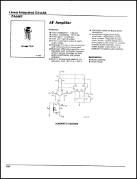 Click here to download CA3007 Datasheet