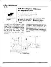 Click here to download CA3041 Datasheet