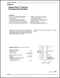 Click here to download CA3151G Datasheet