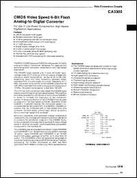 Click here to download CA3300J/3 Datasheet