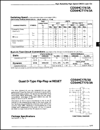 Click here to download CD74HCT175MX Datasheet