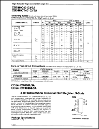 Click here to download CD74HCT40104E98 Datasheet