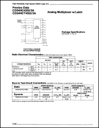 Click here to download CD54HC4352F3A Datasheet