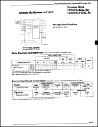 Click here to download CD74HCT4353E98 Datasheet