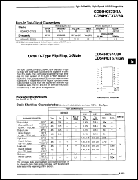 Click here to download CD74HCT574EX Datasheet