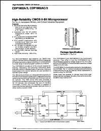 Click here to download CDP1802ADX Datasheet