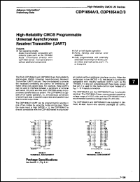 Click here to download CDP1854AD/3W Datasheet