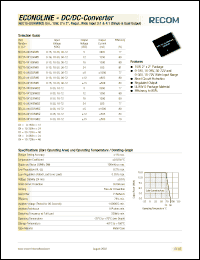 Click here to download REC15-2105SRWB Datasheet