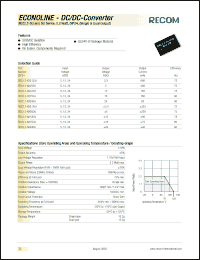 Click here to download REC2.2-0514DU Datasheet