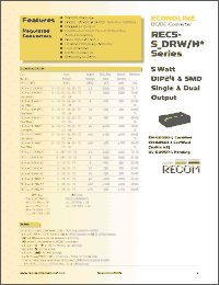 Click here to download REC5-1215SRWH2AMSMD Datasheet