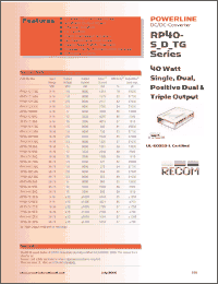 Click here to download RP40-1212SG Datasheet