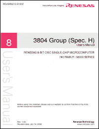 Click here to download M38040F8HKP Datasheet