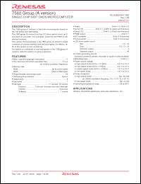 Click here to download M37560MCA-XXXFP Datasheet