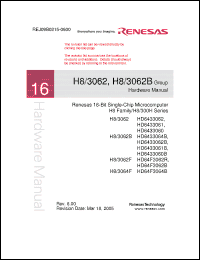 Click here to download HD6433062BTE Datasheet