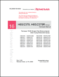 Click here to download HD64F2371 Datasheet