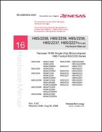 Click here to download HD64F2227 Datasheet