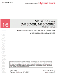 Click here to download M30281FCBHP Datasheet