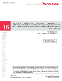 Click here to download R5F2L368ADFA Datasheet