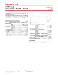 Click here to download M37548G2FP Datasheet