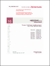 Click here to download HD6432241RTE Datasheet