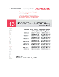 Click here to download HD64336034G Datasheet