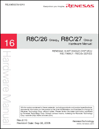 Click here to download R5F21272SNFP Datasheet