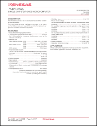 Click here to download M37542M2-XXXGP Datasheet