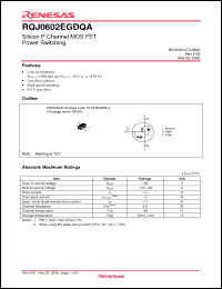 Click here to download RQJ0602EGDQATL-E Datasheet