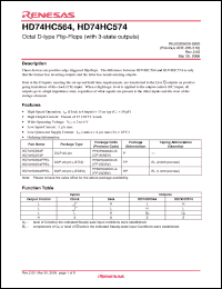 Click here to download HD74HC564FPEL Datasheet