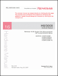 Click here to download HD6413008F Datasheet