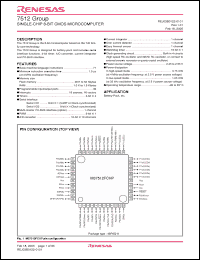 Click here to download M37512FCH-XXXHP Datasheet