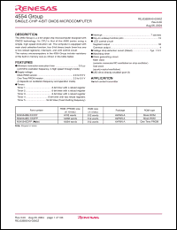 Click here to download M34554MC-XXXFP Datasheet