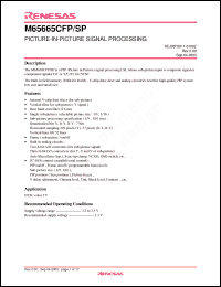 Click here to download M65665CSP Datasheet