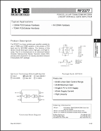 Click here to download RF2377-411PCBA Datasheet