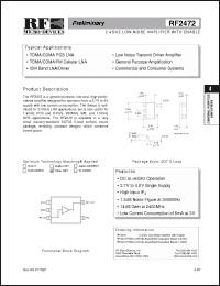 Click here to download RF2472PCBA-411 Datasheet