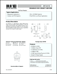 Click here to download RF3315PCBA-410 Datasheet