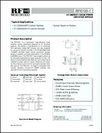 Click here to download RF6100-1PCBA Datasheet