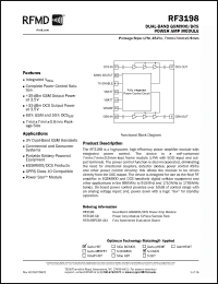 Click here to download RF3198SB Datasheet