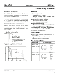 Click here to download RT9541LCE Datasheet