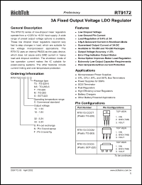 Click here to download RT9172-23CT Datasheet